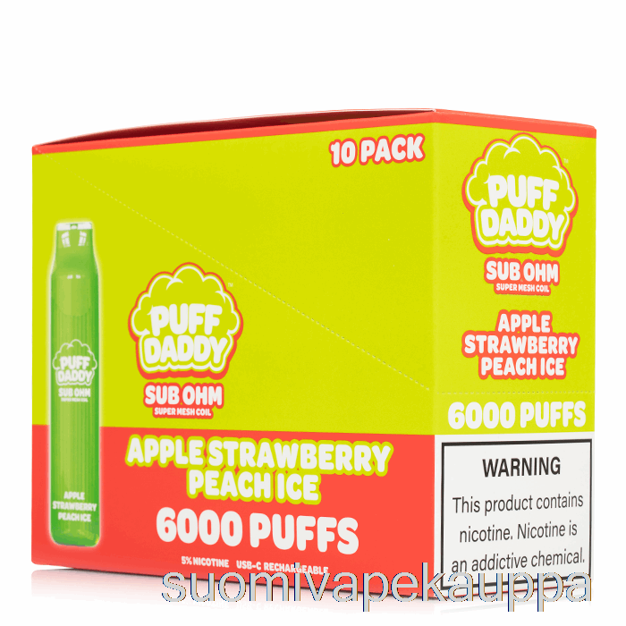 Vape Nesteet [10 Kpl] Puff Daddy 6000 Kertakäyttöinen
